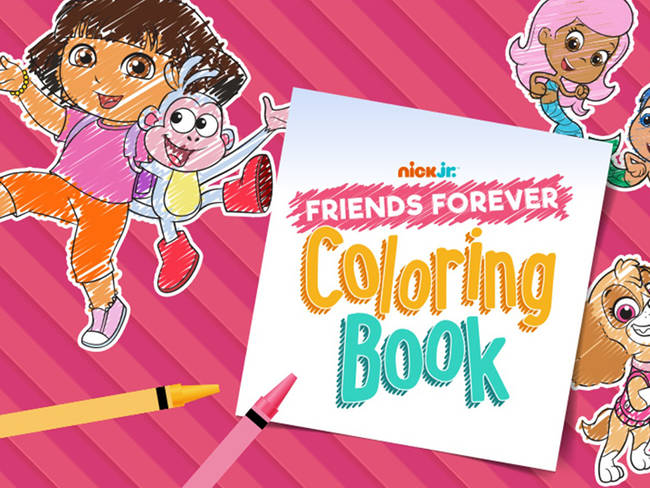Nick Jr- Friends Forever: Coloring Book