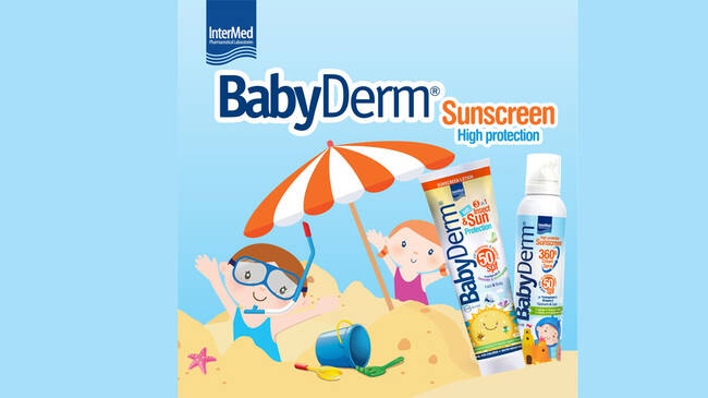 BabyDerm® Sunscreen High protection από την InterMed